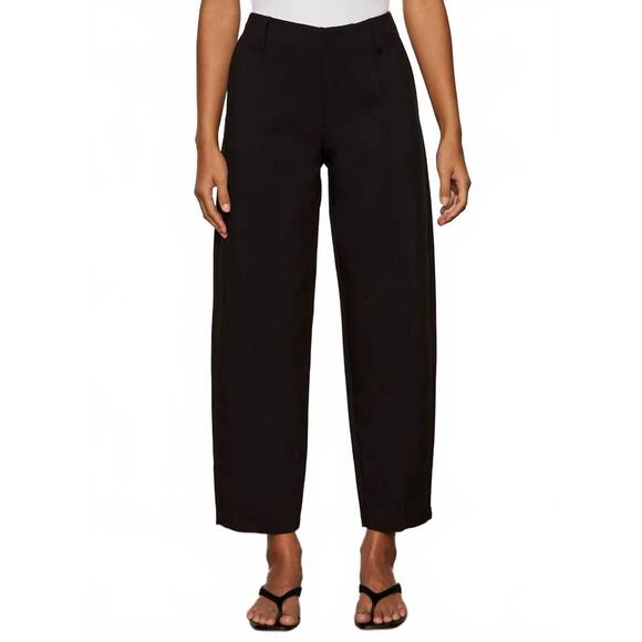NEW SANCTUARY polished barrel pants in black